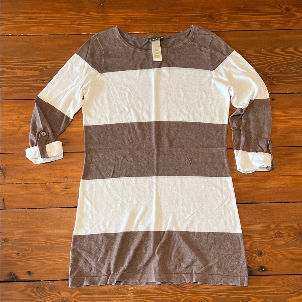Tommy Bahama - Brown & White Tunic - Size M